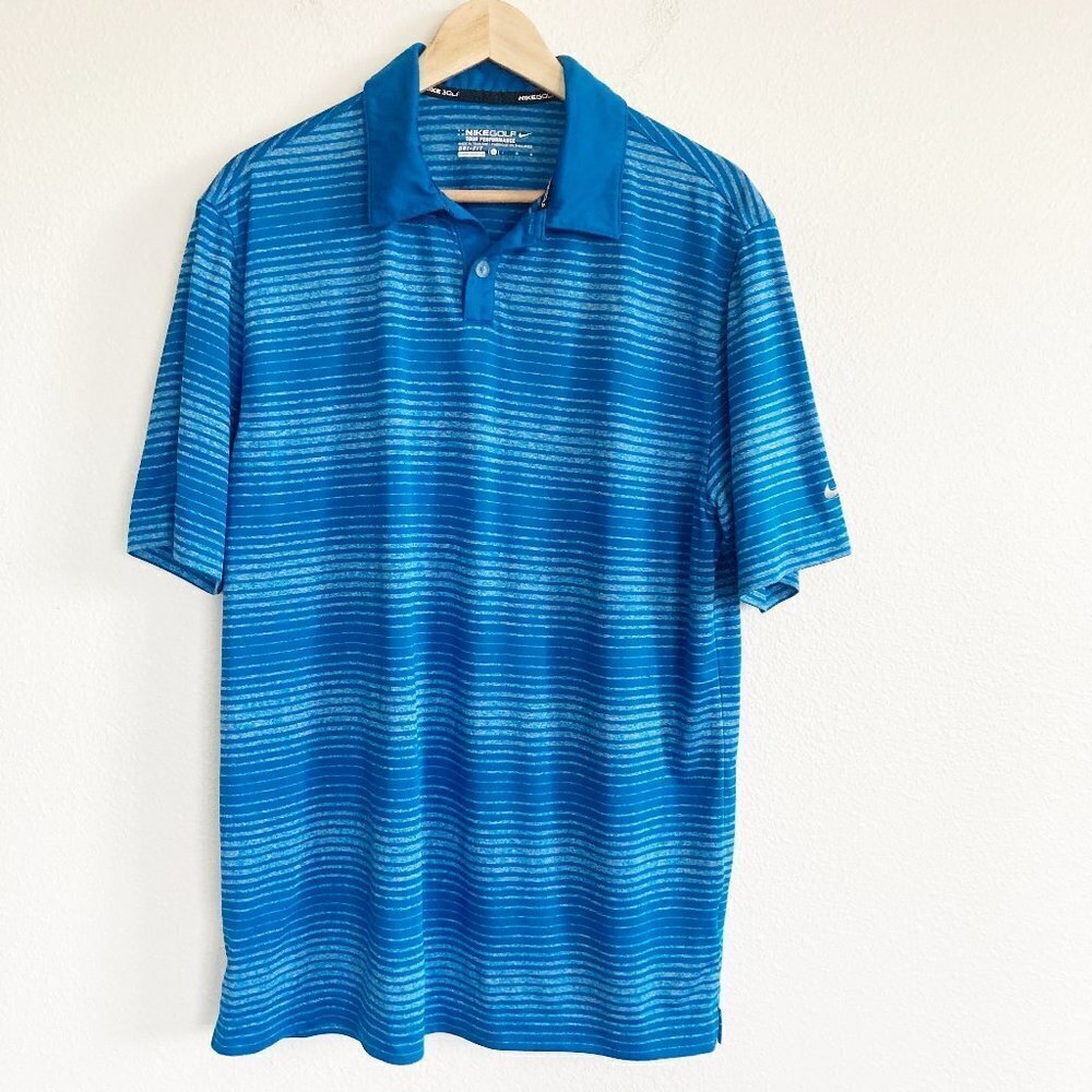 Nike Golf Innovation Stripe Short Sleeve Polo Shirt